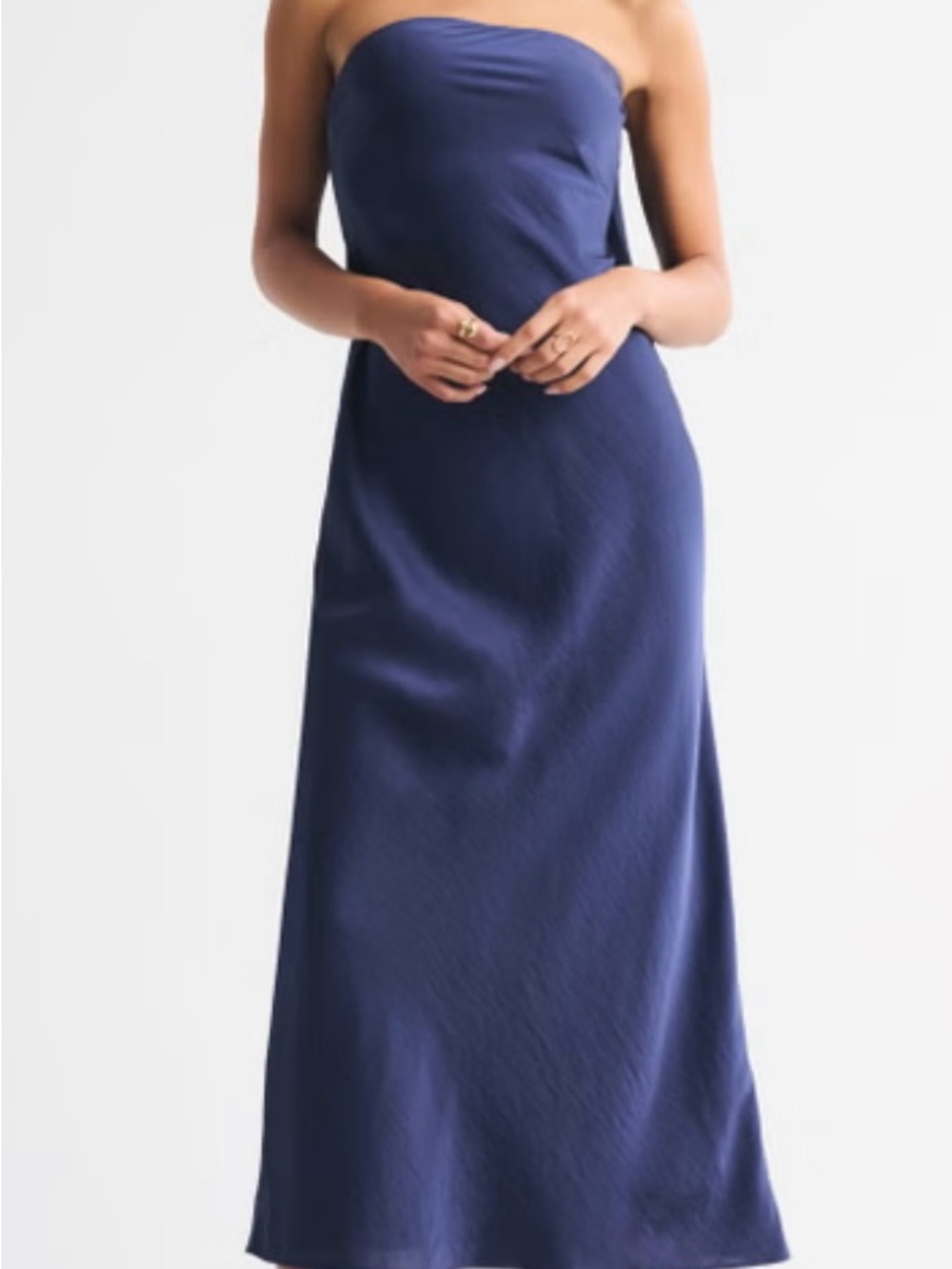 Abercrombie & Fitch Sage Green Off-Shoulder Maxi Dress